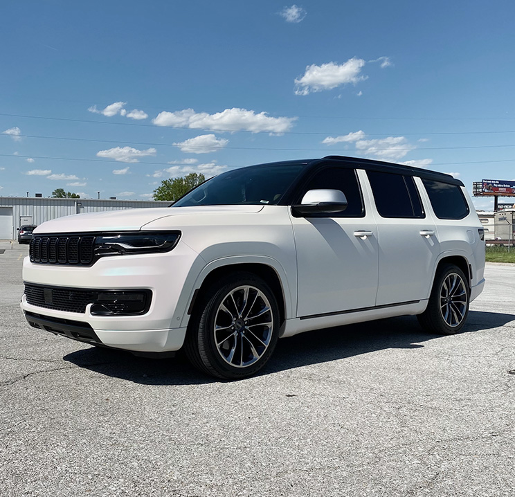 Jeep with standard window tinting installed by Autographix in Omaha, NE